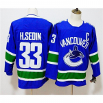Vancouver Canucks NHL ledo ritulio mar&scaron;kinėliai vyri&scaron;ki ledo uniforma gerbėjų apranga Premium sintetinio pluo&scaron;to mi&scaron;inys XXL