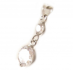 Les Tr&eacute;sors De Lily [C4625] - Pendentif Argent 'Lucioles' Blanc balta