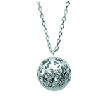 Les Tr&eacute;sors De Lily [L6287] - Collier Argent 'Carmen' argent&eacute; (rhodi&eacute;) - 13 mm
