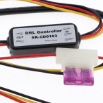 Automobilio LED dienos &scaron;viesos relės reguliatorius 5A automatinis DRL valdiklis 1.7x2.1x3.9cm