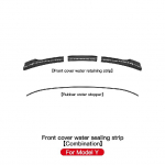 Priekinio važiuoklės dangčio vandeniui atspari juostelė Tesla Model 3 Model Y 2022 2023 oro įleidimo apsauginis dangtelis Tesla automobiliui For Model Y