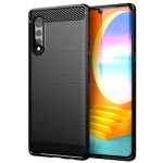 Anglies pluo&scaron;to dėklas LG G6 G7 Plus G8X telefonui, smūgius sugeriantis telefono galinis dangtelis LG Q6 Q7 Alpha Q8 2018 Q51 Q61 Q52 Q62 Stylus For LG Velvet juoda
