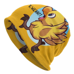Chocobo Yellow Bird Adventure Kapoto kepurės Hip Hop Trikotažo kepurė Ruduo žiema &Scaron;ilta Final Fantasy Mokslinis žaidimas Kaukolės Beanies Kepurės One Size