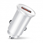 Greitas įkroviklis Mini USB automobilinis įkroviklis mobilusis telefonas plan&scaron;etinis kompiuteris GPS automobilinis įkroviklis USB automobilinis telefono įkroviklis adapteris automobilyje iPhone Samsung Samsung 1Jack Charger balta