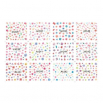 Nagų lipdukas I&scaron;skirtinis Įvairių stilių Nuimamas 1