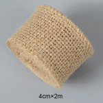 2M / Roll Wedding Decor Natūralaus džiuto audeklo juostelės džiuto juostelės ritinėliai Vintage džiuto mai&scaron;o audinys 2.5cm