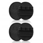 2 vnt. &bdquo;Fitness Grips&ldquo; pagalvėlės Kėlimo pagalvėlės, dėvėjimui atsparios, kvėpuojančios sunkiosios atletikos, &bdquo;Cross Fitness&ldquo; delnų apsaugos rankenų pagalvėlės juoda