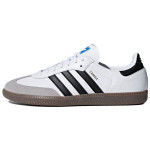 Adidas Samba OG balti juodi guminiai unisex sportbačiai debesys-balti &scaron;erdis-juodi B75806 47⅓