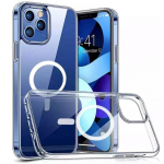 Prabangus belaidis magnetinis dangtelis Apple Magsafe dėklui iPhone 11 12 13 15 14 Pro Max Mini 7 8 Plus Xr XsMax X skaidraus akrilo dėklai For SE 2020-SE 2022