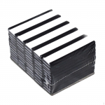 C profilio etikečių laikikliai kortelių įdėklai kartotekos nuimami skaidrūs apsaugai lentynų etiketės skirti 5.08x1.27cm 60Pcs