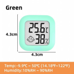 Mini LCD skaitmeninis termometras, drėgmės matuoklis vidaus lauko temperatūrai namuose, hidrometro matuoklis, temperatūros jutiklis, drėgmės matuoklis balta