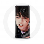 Coque pour Samsung Galaxy S8 BTS Bangtan Sonyeondan Jungkook Fanart - Maniacase juoda