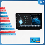 Hizpo 10,1 colio QLED ekranas 2 din Android automobilio radijo daugialypės terpės vaizdo grotuvas, skirtas Skoda Fabia 2 2007&ndash;2014 GPS Navi Carplay AutoIntelligent 4G RDS WIFI W7 8Core 6G 128G