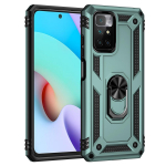 Skirtas Xiaomi Redmi 10 9 8 7 9A 9C 9T 8A 7A Case Armor Smūgiams atsparus dangtelis, skirtas Redmi Note 10 9 8 7 Pro 8T 9S 10S Poco X3 Pro NFC dėklas For Redmi 8A tamsiai žalia spalva