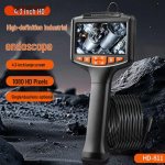 HD IPS Ekranas Vaizdinis Endoskopas Pramoniniam Naudojimui, Automobilių Remontui, Variklio Anglies Nuosėdų Aptikimui Black, Single Lens, 2m