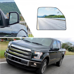 &Scaron;ildomas keleivio pusės de&scaron;inysis veidrodėlio stiklas su atrama Ford F150 2015-2020 m.