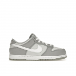 Nike Dunk Low PS Vilko Pilkumo Vaikų Sportbačiai Grynas Platina Baltas DH9756-001 28