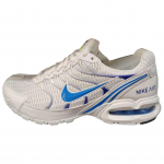 Nike Air Max Torch 4 Patogūs universalūs neslystantys amortizuojantys žemi kasdieniai bėgimo bateliai moteri&scaron;ki sportbačiai Balti mėlyni 343851-104 36.5