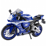 1/9 Yamaha YZF-R1M Lydinio Sportinis Motociklas Metalinis Modelis Gatvės Lenktynių Motociklo Modelis Auk&scaron;tas Simuliavimas Garsas ir &Scaron;viesa Vaikų Žaislai Dovana