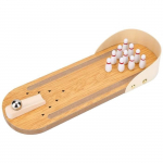 Mini Jeu de Bowling En Bois Bowling de Table,Bowling de Table Jeu Soci&eacute;t&eacute; Jeu,Jeu de Bowling de Bureau
