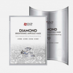 SNP Ampulinių kaukių serija (10 lapų / dėžutėje) Diamond Brightening Ampou
