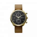 MASTER WORKS Quattro 002 Laikrodis Kvarcinis Oda Ruda (MW07YB-EDLBO8) Vyri&scaron;kas Japonijoje pagamintas laikrodis, 41 mm, Apyrankė, Chronografas, auksas