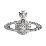 Vivienne Westwood miniatiūrinė sagė su auskarais, unisex aksesuarai, padengta auksu ir žalvariu, 65020004-02P116-CN Basic Packaging-Box Not Included