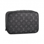 Louis Vuitton Monogram Eclipse Drobės Sankabos Rankinė Unisex Sankabos Rankinė Juoda M43383 Basic Set (Bag+Dust Bag)