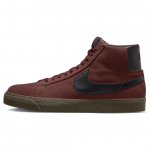 Nike Zoom Blazer Mid SB Oxen Brown Gum Dark Brown Black Vyri&scaron;ki riedlenčių batai 864349-204 EU&nbsp;37.5