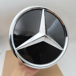 185mm chromuota juoda veidrodinė automobilio grotelių žvaigždės emblema priekinių grotelių logotipas Mercedes Benz CLA W117 W118 GLA X156 priedams GLA 2020-22