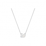 Swarovski Kūginis Gulbės Kri&scaron;tolo Perlo Karoliai Moteri&scaron;ki karoliai Balti 5416605 Box+Shopping Bag