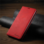 Prabangus odinis dėklas Huawei P40 P30 P20 Mate 30 20 Pro Lite P Smart Plus 2020 2019 magnetiniu atverčiamu piniginės telefono mai&scaron;elio dangteliu Coque For P20 raudona