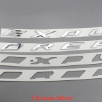 1 vnt. chromo juodos 3D ABS EXPLORER raidės automobilio priekinio dangčio emblema ženklelis lipdukas automobilio stiliaus aksesuarai