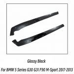 BMW G30 G31 F90 M-Sport 2017-2023 modeliams Galinio Buferio &Scaron;oniniai Skirstytuvai Juodos Anglies Pluo&scaron;to Sparneliai Kampų Apsaugos Lūpa Automobilio Aksesuarai Glossy Black white