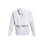 Under Armour Vyri&scaron;kas striukė bėgimui su gobtuvu STORM 1376795-100 XXXL white