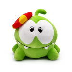 Nauji 25cm Om Nom mielas animacinis personažas Vaikų draugai Žaislai Kūrybi&scaron;ki stalo papuo&scaron;alai Animacijos atributika &Scaron;ventinės dovanos green