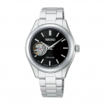 SEIKO SELECTION HFB008J Pagamintas Mechaninis Automatinis rankinis Atviras &scaron;irdies mechanizmas [Seiko Laikrodis] Moteri&scaron;kas Laikrodis, Japonija, (su apvija), black