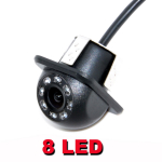 CCD CCD 8 LED automobilio galinio vaizdo kamera 170 plataus kampo automobilio atsarginė kopija, skirta parkavimo monitoriui, nakties kamerai