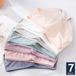 7 vnt. Moteri&scaron;kos medvilninės kelnaitės Seksualios nėriniuotos mergaičių kelnaitės apatiniai kelnaitės savaitės dienoms besiūliams apatiniams XXL