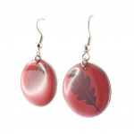 Les Tr&eacute;sors De Lily [D8257] - Boucles Cr&eacute;ateur 'Bambou' Rose