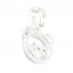 Les Tr&eacute;sors De Lily [I1165] - Pendentif argent 'Teddy' argent&eacute; - 9 mm sidabras