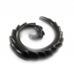 Les Tr&eacute;sors De Lily [J4118] - Spirale acrylique noir 6 mm