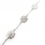 Les Tr&eacute;sors De Lily [M8708] - Bracelet Argent 'Carmen' argent&eacute; (rhodi&eacute;)