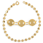 Les Tr&eacute;sors De Lily [Q3981] - Collier Plaqu&eacute; Or 'Cleopatra' dor&eacute; - 45 cm 4 mm