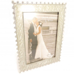 Les Tr&eacute;sors De Lily [L1507] - Cadre Photo 'Romance' beige chrome (13x18 cm)