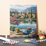 Namų dekoravimas Skaičiai Aliejinė tapyba Menas &bdquo;Pasidaryk pats&ldquo; Tapyba pagal numerius Drobė Skaitmeninė aliejinė tapyba 40x50cm no frame