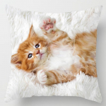 18 colių Cat kolekcijos pagalvių užvalkalas namams ir biurui 40x40cm