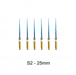 Dantų instrumentas Super File Blue Rotary Pro &Scaron;ilumos aktyvinimo Lanksčios variklio kūginės dildės &scaron;aknų kanalui 25mm S2