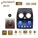 Automobilių radijas Android Auto Multimedia, skirtas Nissan Qashqai J10 2006 2007 2008-2013 Carplay 2din GPS Autoradio 2+32GB 1+16GB,A
