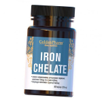Geležies chelatas, geležies chelatas 28, &bdquo;Golden Pharm&ldquo; 90 daržovių kepurėlių (36519014)